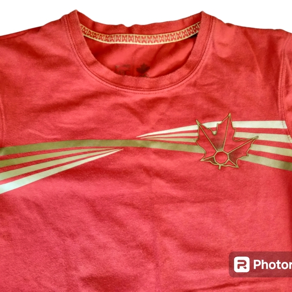 Canadian Olympic Hudson's Bay Co Short Sleeve Shirt Sz. M - Picture 2 of 6